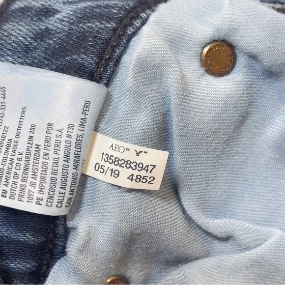 American Eagle Ne(x)t Level AirFlex Skinny Jeans Medium Wash Women’s 28x30 - Picture 9 of 13